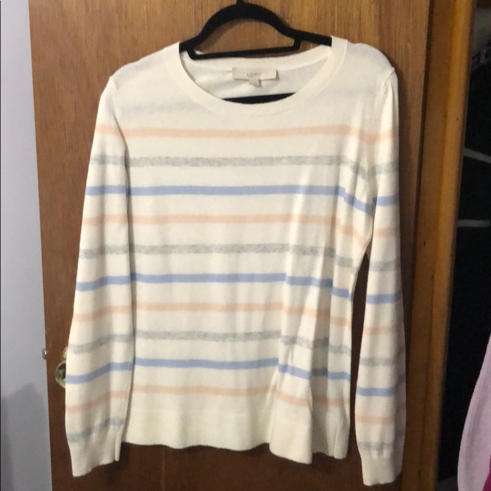 Loft striped sweater